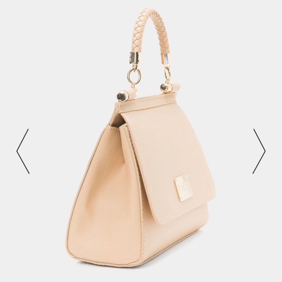 BEBE Top handle satchel beige - Picture 5 of 5